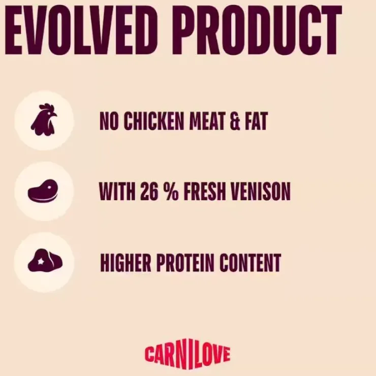 Carnilove Active Dog Venison, Reindeer & Wild Boar, Adult All Breeds | Tørfoder