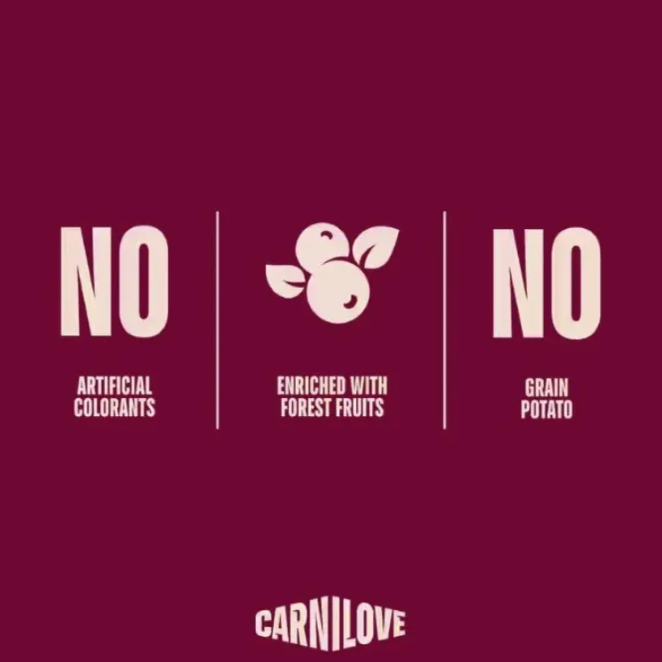 Carnilove Crunchy Snack, Ostrich with Blackberries | 200g