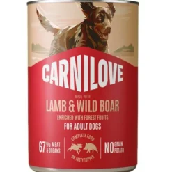 Carnilove Dog Can Paté, Lamb & Wild Boar | 400g