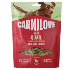 Carnilove Soft Snack, Quail enriched with Oregano | 200g