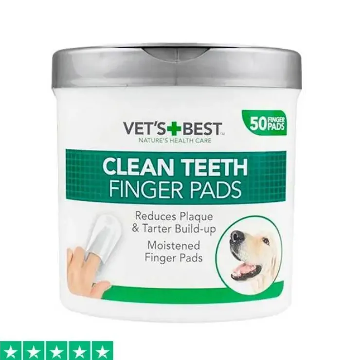 Clean Teeth Finger Pads | Vet's Best