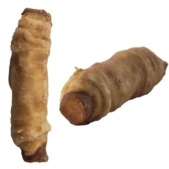 Faunakram Chicken Sausage in Rawhide Roll, Small Dog | 300g