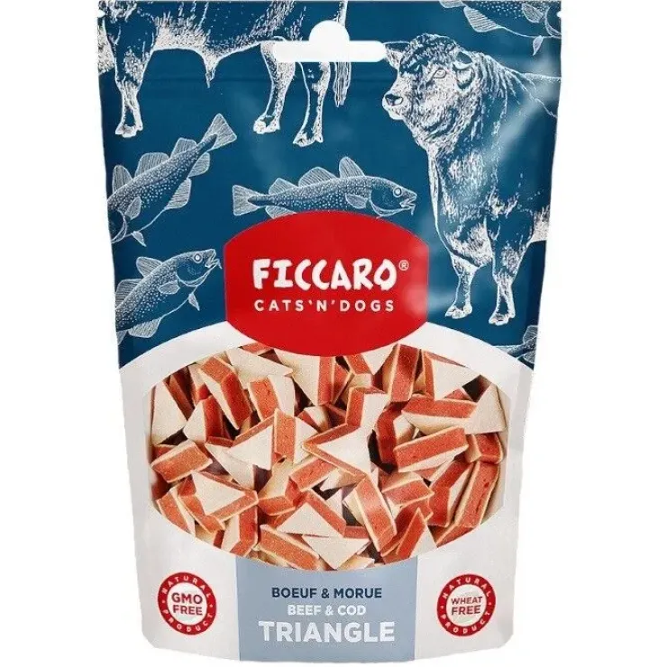 Ficcaro Beef & Cod triangle | 100g