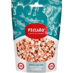 Ficcaro Beef & Pollock Cubes | 100g