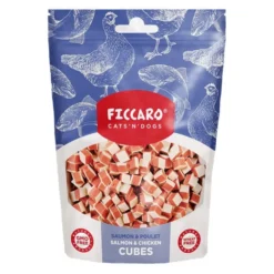 Ficcaro Salmon & Chicken Cubes | 100g