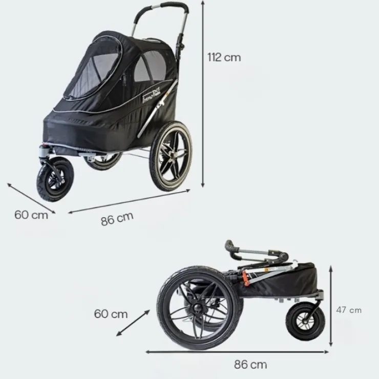 Innopet Sporty EVR | Hundeklapvogn / cykeltrailer