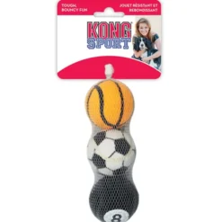 KONG sports balls | 2 eller 3 stk i net