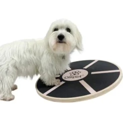 Ollipet DogFit Wood | Rundt Balancebræt