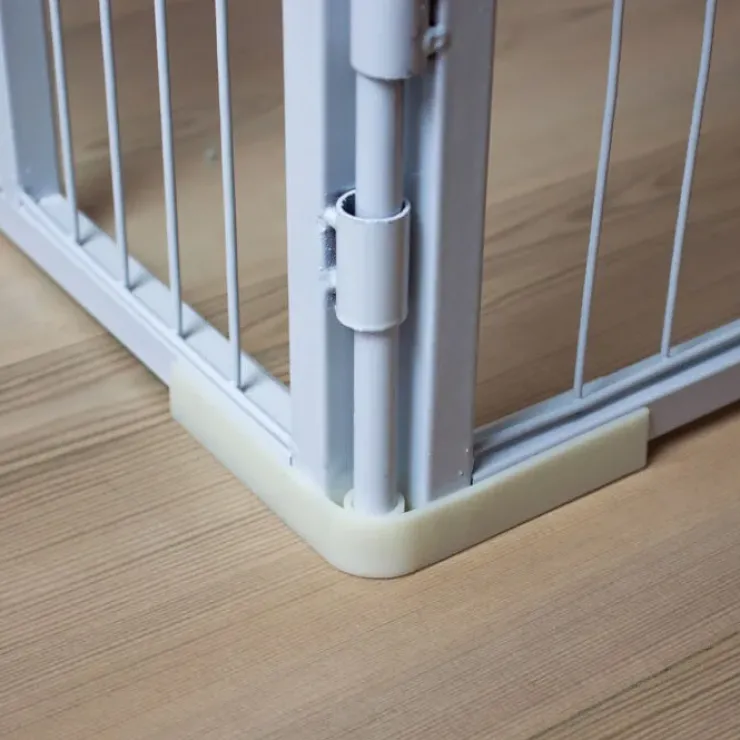 Ollipet hvalpegård m. stokke og gulvbeskytter | 100cm. Høj