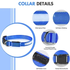 Ollipet The Stripe LED Collar | Halsbånd med lys