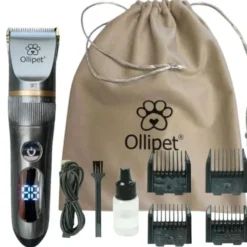 Pakketilbud | Ollipet Cool Clipper Klippemaskine m. Velour pose