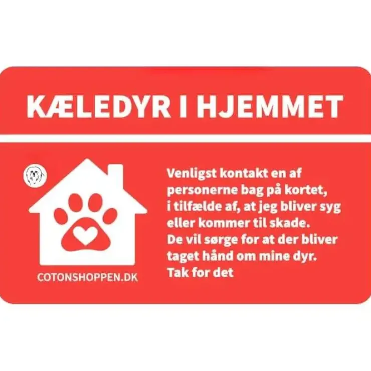 Redningskort til dyr