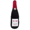 Red wine Plysflaske