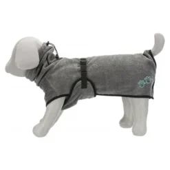 Trixie Grå hundebadekåbe