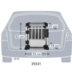 Trixie Transportboks i aluminium